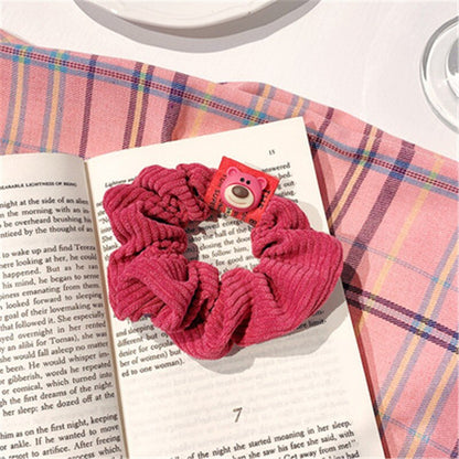 sengpan Women Girl Scrunchies Elastic Hair Ties Bands Cartoon Bear Animal Summer Fashion Korean Mujer Head Accessories Hyuna Wholesale