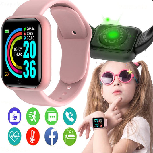 sengpan watches on sale clearance Connected Watch Child Color Screen Smart Sport Bracelet Activity Running Tracker Heart Rate Digital Electronic Watch Y68