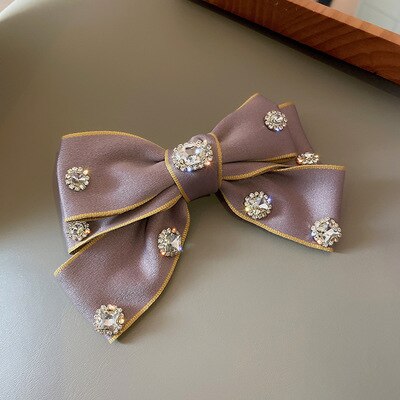 sengpan Barrette For Women Girl Rhinestone Crystal Pearl Big Hair Clip Hairpin Bow Knot Geometric Flower Head Accessories Wholesale