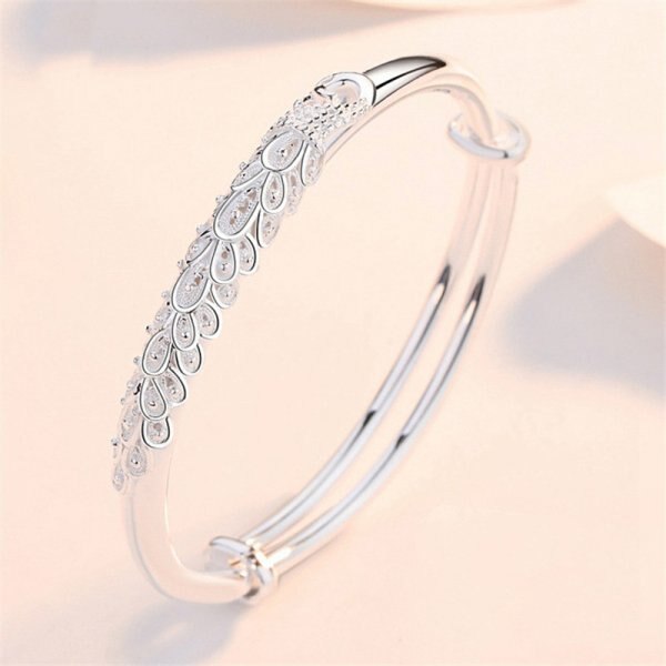 sengpan  gifts for women Trend Silver Plated High Quality Austrian Crystal Bracelets & Bangles For Women Bridal Wedding Jewelry Gift