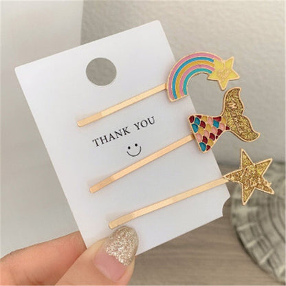 sengpan Christmas gifts for her Hair Grip Clip Sets Hairpin For Women Girl Rhinestone Fruits Plants Korean Handmade Fashion Head Accessories Mujer