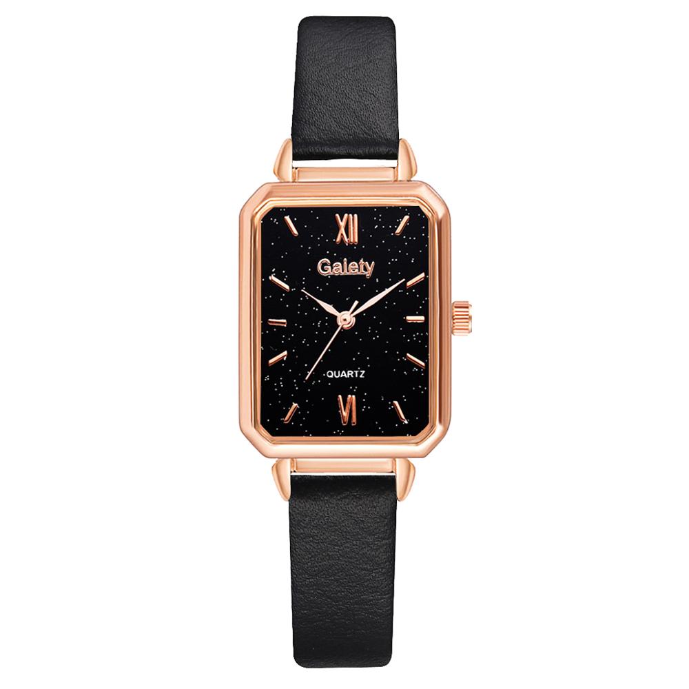 sengpan Christmas wishlist  Gaiety Brand Women Watches Fashion Square Ladies Quartz Watch Bracelet Set Green Dial Simple Rose Gold Mesh Luxury Women Watches