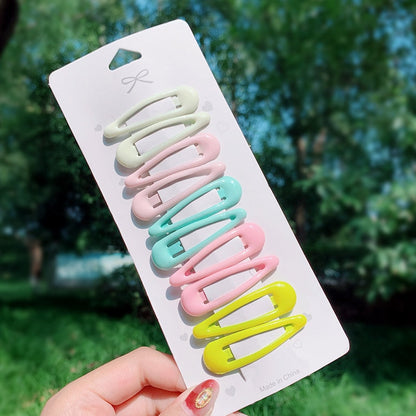 sengpan 10/20/30/40 New Women Girls Cute Colorful Waterdrop Shape Hairpins Sweet Hair Clips Barrettes Slid Clip Fashion Hair Accessories