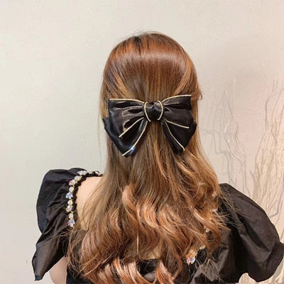 sengpan Barrette For Women Girl Rhinestone Crystal Pearl Big Hair Clip Hairpin Bow Knot Geometric Flower Head Accessories Wholesale