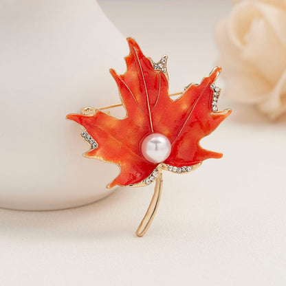 sengpan Plant Flower Enamel Brooch Retro Maple Leaf Daisy Tulip Bouquet Basket Bell Orchid Rose Flower Lapel Pins Wedding Jewelry