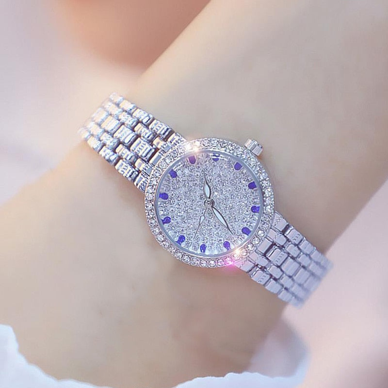 sengpan watches on sale clearance Bee Sister Diamond Quartz Luxury Brand Bracelet Watches Woman Rose Gold Ladies Steel Waterproof Wrist watch Crystal unique