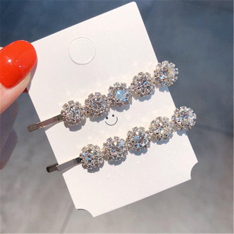 sengpan christmas gift ideas gifts for her Hair Grip Clip Sets Hairpin For Women Girl Rhinestone Geometric Korean Handmade Fashion Head Accessories Mujer