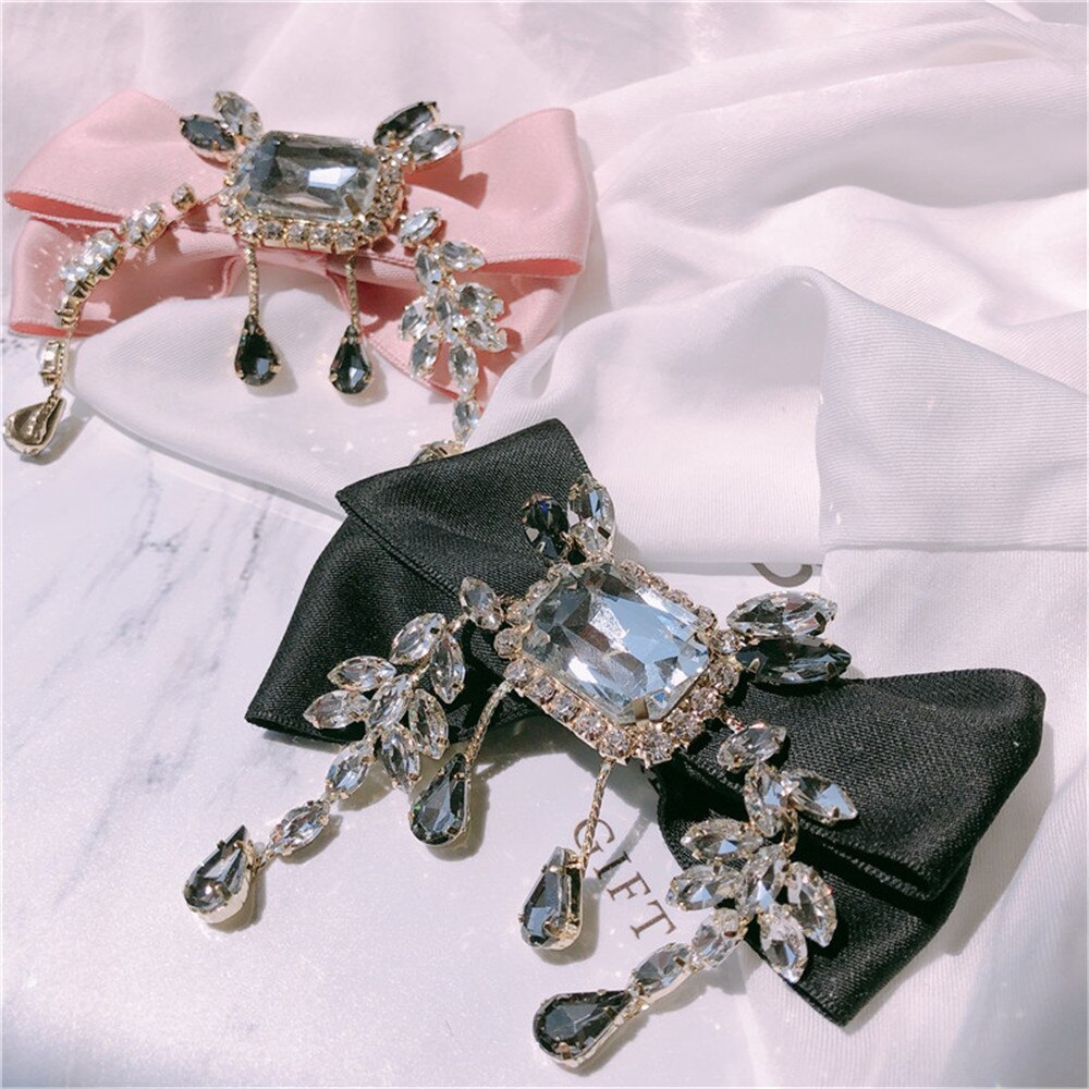 sengpan Barrette For Women Girl Rhinestone Crystal Pearl Big Hair Clip Hairpin Bow Knot Geometric Flower Head Accessories Wholesale