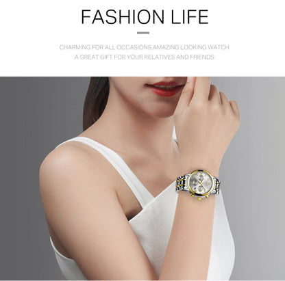 sengpan New Fashion Women Watches Ladies Top Brand Luxury Creative Steel Women Bracelet Watches Female Quartz Waterproof Watch