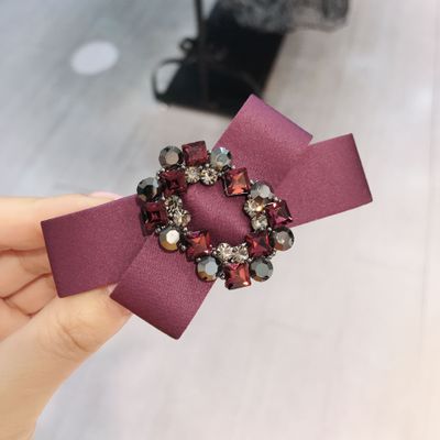 sengpan Barrette For Women Girl Rhinestone Crystal Pearl Big Hair Clip Hairpin Bow Knot Geometric Flower Head Accessories Wholesale