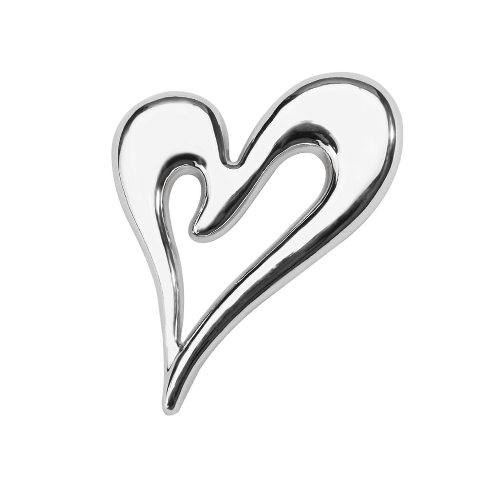 sengpan Elegant Hollow Heart Pins Brooches for Men Women Unisex Brooch Pins Wedding Jewelry Brooch Christmas New Year Gift