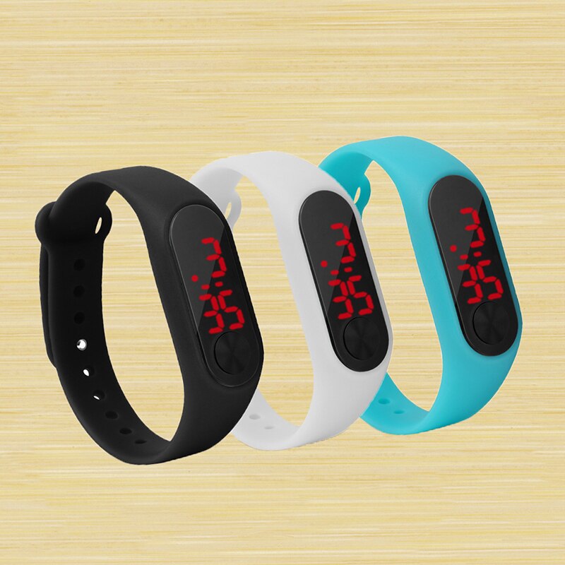 sengpan Fashion Boy Girl Sport Watches Clock LED Digital Display Bracelet Watch Children's Students Gift Sports Relogio Masculino