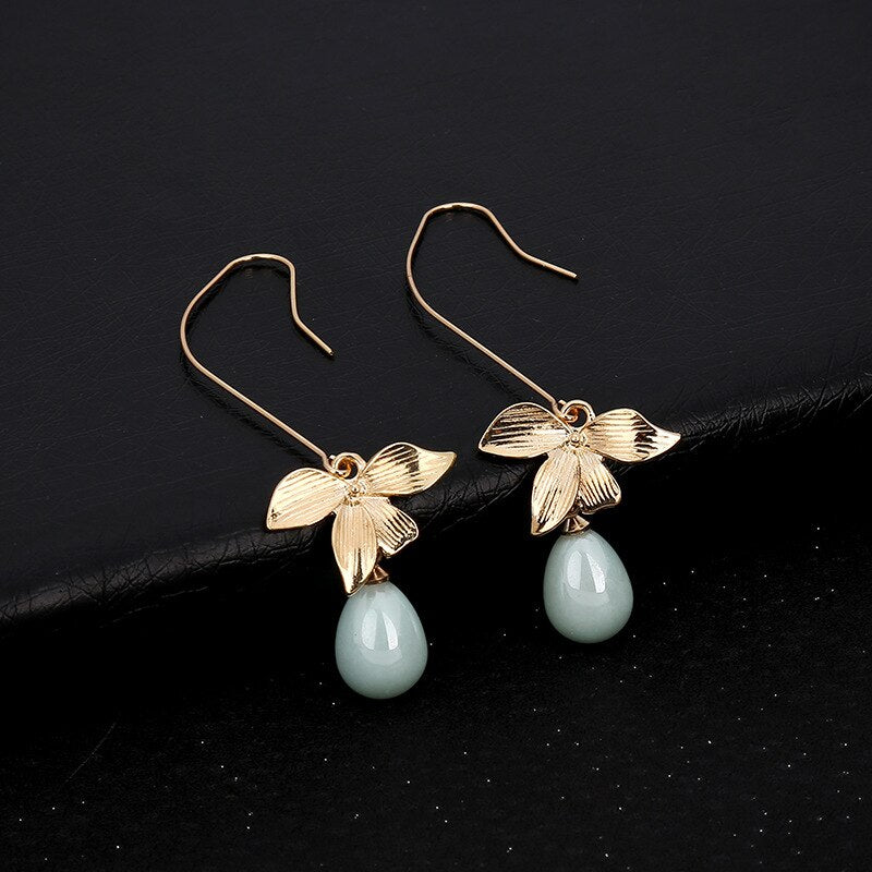 sengpan gifts for women New Arrival Trendy Crystal Planet Dangle Earrings Women Fashion Elegant Pearl Earring Female Rhinestone Temperament Jewelry Gift