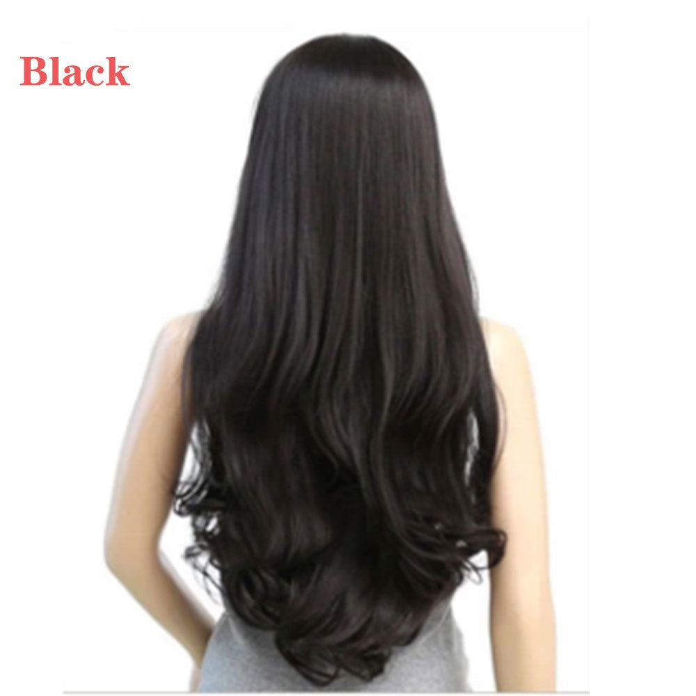 sengpan New Women Ombre Synthetic Wig Bangs Pelucas De Mujer Bigoudis Cheveux Pour Femme Ocsplay Wigs Fashion Progressiva Cabelo