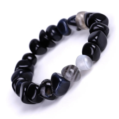 sengpan Yoga Ethnic Multicolor Natural Irregular Stone Beads Strand Bracelet For Men Women Handmade 7 Chakra Bracelets Bangle Men