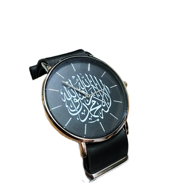 sengpan gifts for men New Arabic Watch Casual Fashion Men&#39;s Watches Quartz Wristwatches Long Strap Black Brown