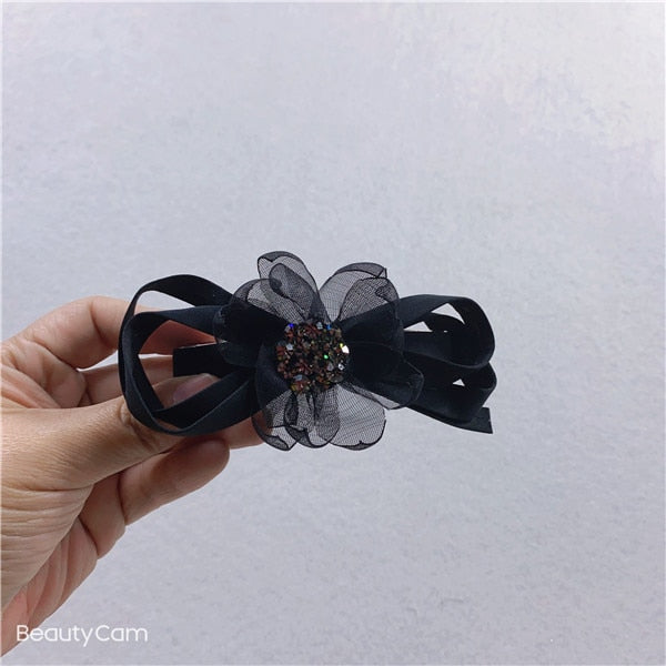 sengpan Barrette For Women Girl Rhinestone Crystal Pearl Big Hair Clip Hairpin Bow Knot Geometric Flower Head Accessories Wholesale