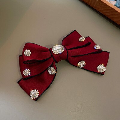 sengpan Barrette For Women Girl Rhinestone Crystal Pearl Big Hair Clip Hairpin Bow Knot Geometric Flower Head Accessories Wholesale