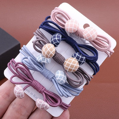 sengpan Women Hair Tie Elastic Rubber Band Girl Acrylic Bear Korean Scrunchies Head Accessories Handmade Wholesale Dropshipping