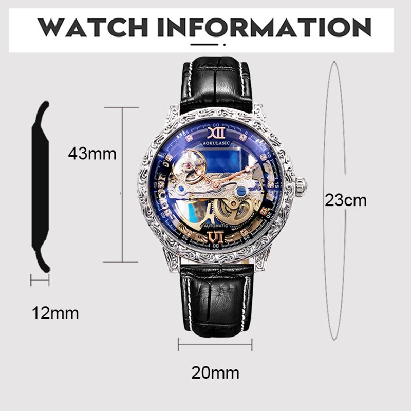 sengpan christmas wishlist gifts hot sale new Classic Design Automatic Wristwatch Men's Mechanical Hollow Business Watches Waterproof Fashion Luxury Relojes Hombre