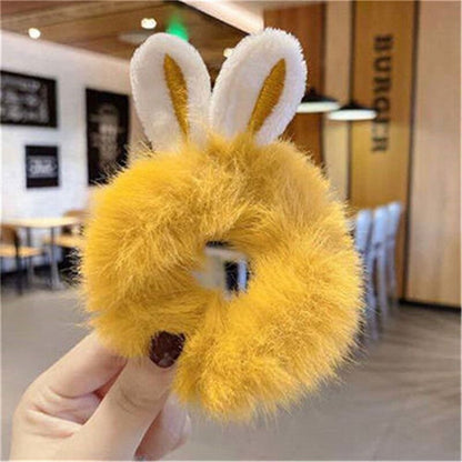 sengpan Christmas wishlist New cute girl plush bear frog hair rope fashion ladies girls elastic pompon hair band ponytail hair ring hair accessories gift