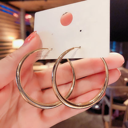 sengpan New style show face small high-end atmosphere decoration fashion women temperament personality exaggerated ear ring women