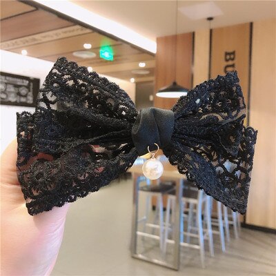 sengpan Barrette For Women Girl Rhinestone Crystal Pearl Big Hair Clip Hairpin Bow Knot Geometric Flower Head Accessories Wholesale