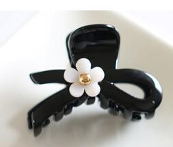 sengpan Camellia Hair Claw Clip Clamp for Women Girl Flower Floral Banana Pearl Korean Handmade Fashion Head Accessories Mujer Wholesale