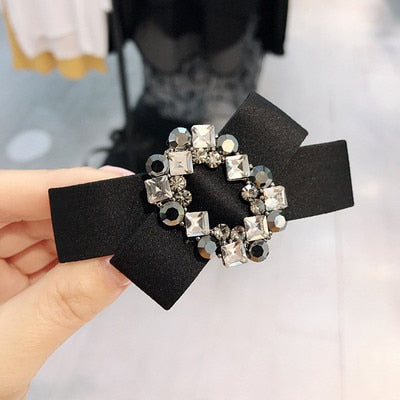 sengpan Barrette For Women Girl Rhinestone Crystal Pearl Big Hair Clip Hairpin Bow Knot Geometric Flower Head Accessories Wholesale