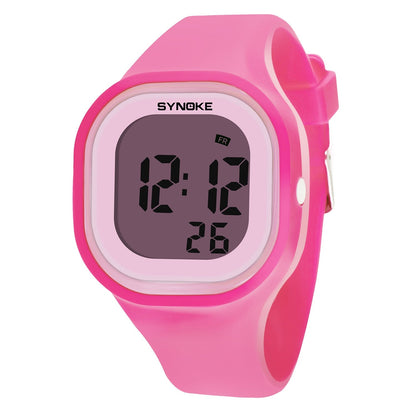 sengpan Christmas wishlist Kids Children's Digital Watch Girls Boy Watches Students Clock Colorful Silicone LED Digital Sport Wristwatches