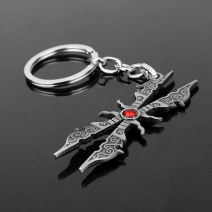 sengpan easter gifts for men League Legend Weapon Model Key Chains for Man LOL Game Jewelry Key Ring Trinkets