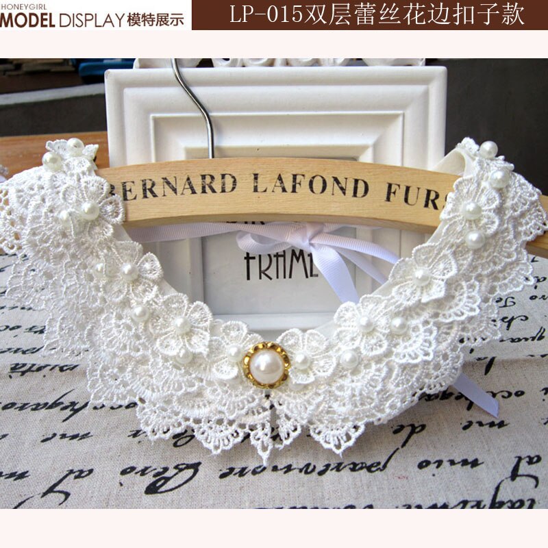 sengpan gifts for women Handmade jewelry new vintage fashion crystal collar necklace pendent lace beads pearls neck collars accessories wholesale gift