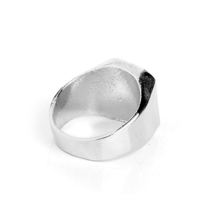 sengpan easter gifts for men Black Enamel Poker Spade Ace Rings for Woman Man Poker Ring