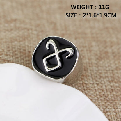 sengpan easter gifts for men The Mortal Instruments City of the Bones Power Rune Rings Fingerstall Ring for Men Movie Jewelry accessories