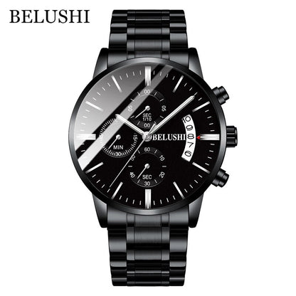 sengpan easter ifts for men Fashion Men's Quartz Watch Chronograph Sport Men Watches Top Brand Luxury Full Steel Waterproof Clock Male Wristwatch