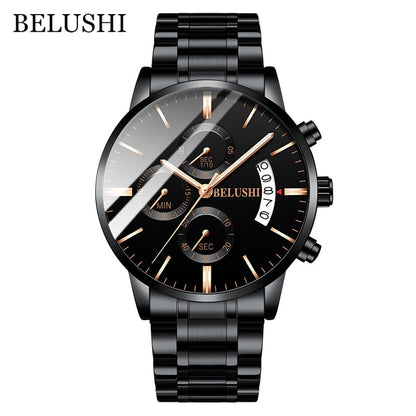 sengpan easter ifts for men Fashion Men's Quartz Watch Chronograph Sport Men Watches Top Brand Luxury Full Steel Waterproof Clock Male Wristwatch