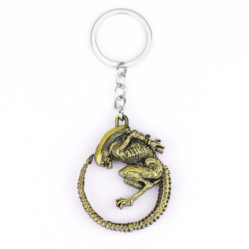 sengpan christmas wishlist gifts for her Alien Predator Keychain AVP Mask Key Rings for Bags Car Key Jewelry Chaveiro