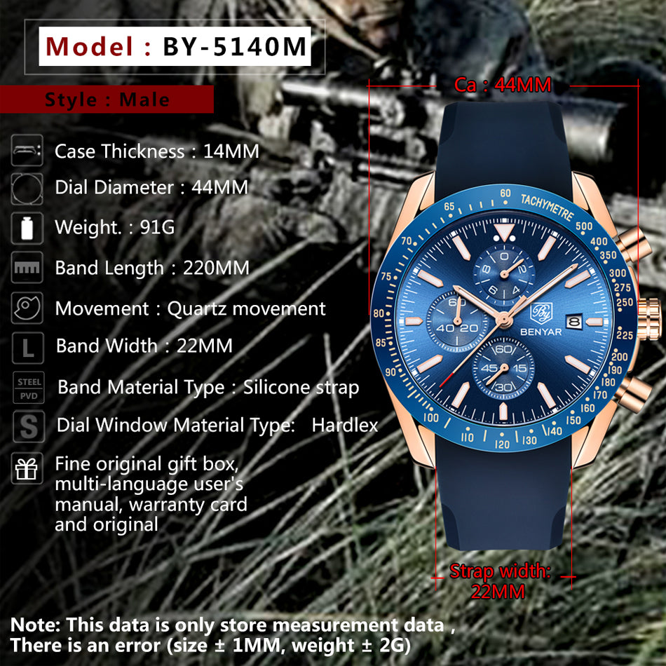 sengpan watches on sale clearance Casual Sport Watches for Men Blue Top Brand Luxury Military Leather Wrist Watch Man Clock Fashion Chronograph Wristwatch