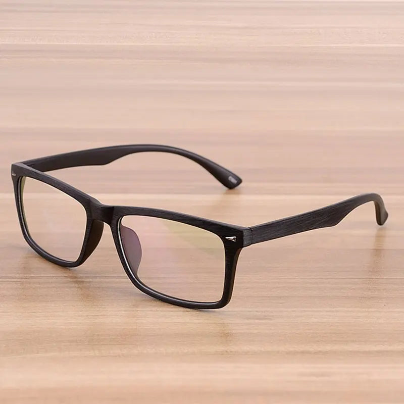 sengpan Glasses Men and Women Unisex Wooden Pattern Fashion Retro Optical Spectacle Eyeglasses Glasses Frame Vintage Eyewear