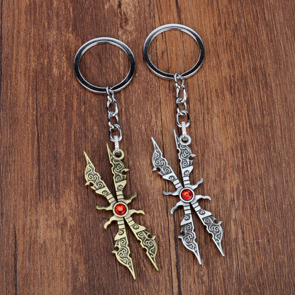 sengpan easter gifts for men League Legend Weapon Model Key Chains for Man LOL Game Jewelry Key Ring Trinkets