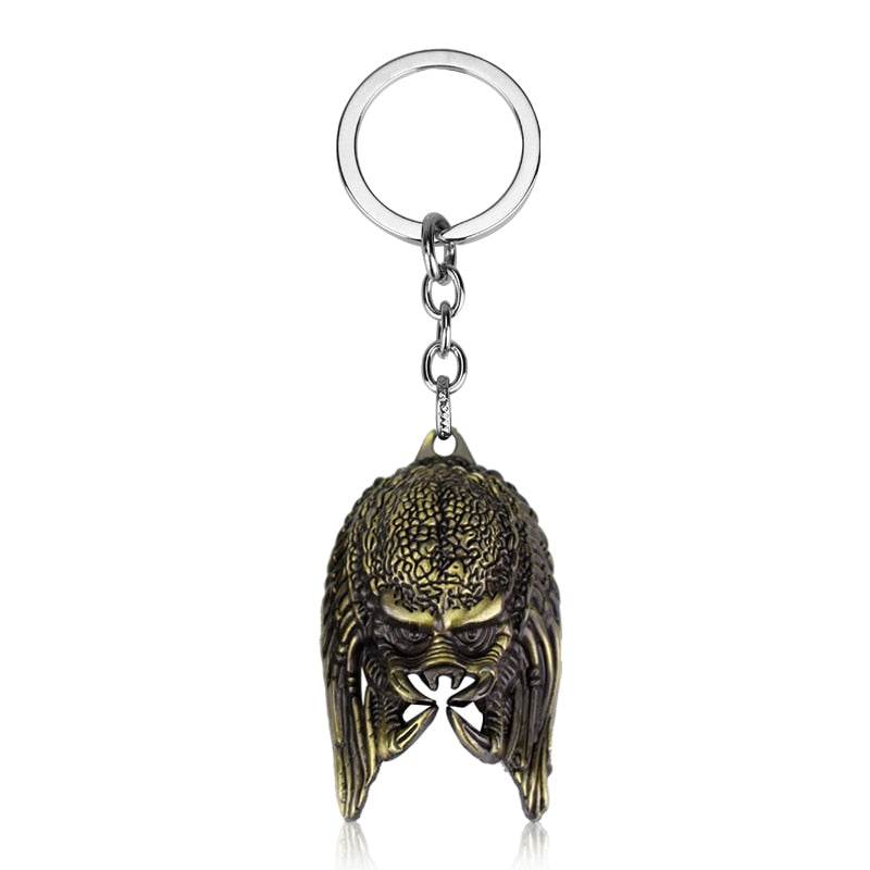 sengpan christmas wishlist gifts for her Alien Predator Keychain AVP Mask Key Rings for Bags Car Key Jewelry Chaveiro