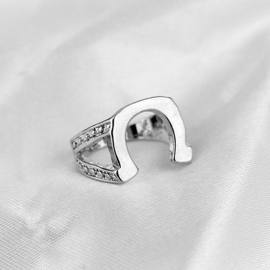 sengpan christmas wishlist gifts for him Men's Hip Hop Jewelry Horseshoe Rings Fashion Vintage accessories Finger Ring  stainless Steel ring