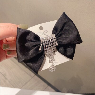 sengpan Barrette For Women Girl Rhinestone Crystal Pearl Big Hair Clip Hairpin Bow Knot Geometric Flower Head Accessories Wholesale