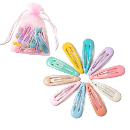 sengpan 10/20/30/40 New Women Girls Cute Colorful Waterdrop Shape Hairpins Sweet Hair Clips Barrettes Slid Clip Fashion Hair Accessories