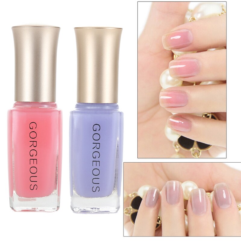 sengpan Professional New Fashion Nail Polish Art For Women Translucent  Brand Sweet Color Jelly Nail Polish pastel nail polish