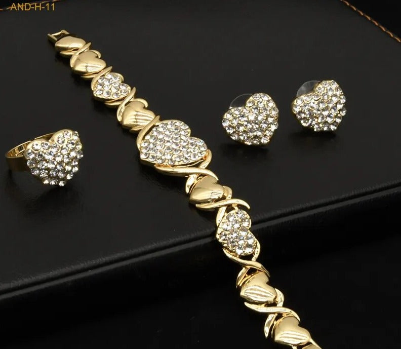 sengpan - Jewelery Necklace Set Dubai Gold Designer Bridal Wedding Indian Jewellery Earring Bracelet Fashion Women Party Luxury