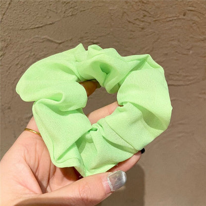 sengpan Women Girl Scrunchies Elastic Hair Ties Bands Fluorescent Color Summer Fashion Korean Mujer Head Accessories Hyuna Wholesale