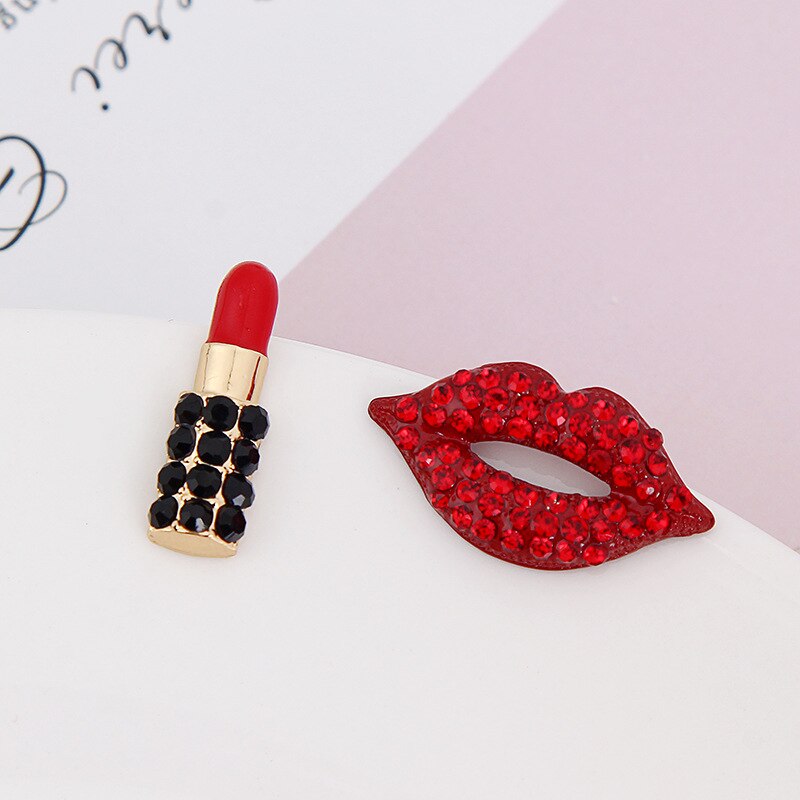 sengpan Exquisite Red Lipstick Lip Earring Fashion Woman Party Earrings Accessories