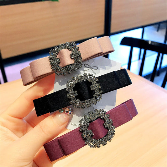 sengpan Barrette For Women Girl Rhinestone Crystal Pearl Big Hair Clip Hairpin Bow Knot Geometric Flower Head Accessories Wholesale