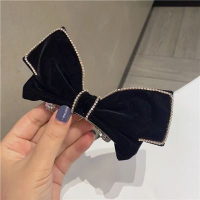 sengpan Barrette For Women Girl Rhinestone Crystal Pearl Big Hair Clip Hairpin Bow Knot Geometric Flower Head Accessories Wholesale